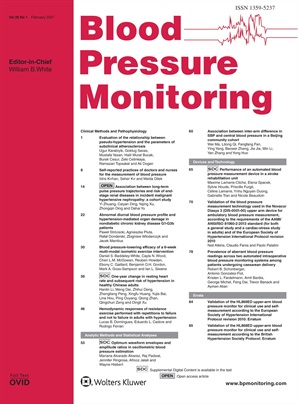 Blood Pressure Monitoring