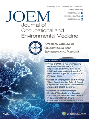 Journal of Occupational and Environmental Medicine Online