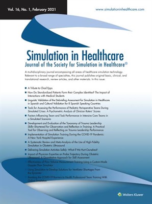 Simulation in Healthcare