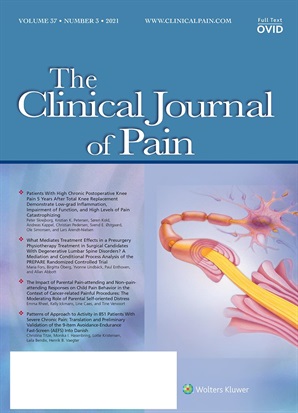 Clinical Journal of Pain Online