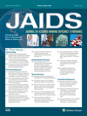 JAIDS: Journal of Acquired Immune Deficiency Syndromes