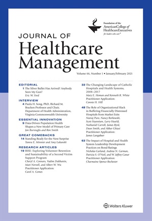 Journal of  Healthcare  Management