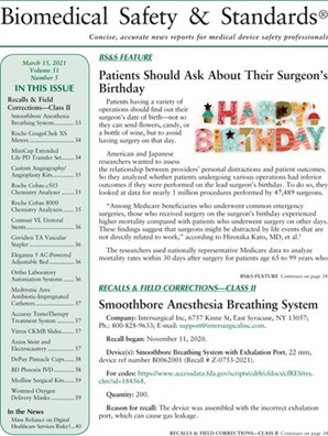 Biomedical Safety & Standards Online