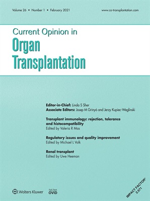 Current Opinion in Organ Transplantation Online