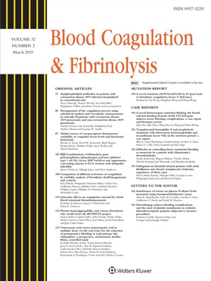 Blood Coagulation and Fibrinolysis Online