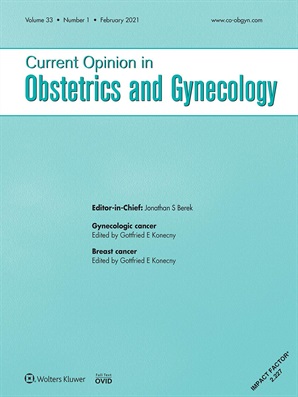 Current Opinion in Obstetrics and Gynecology Online