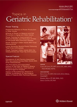 Topics in Geriatric Rehabilitation Online
