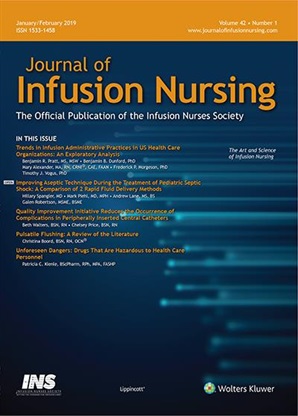 Journal of Infusion Nursing Online