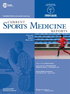 Current Sports Medicine Reports - Online Only
